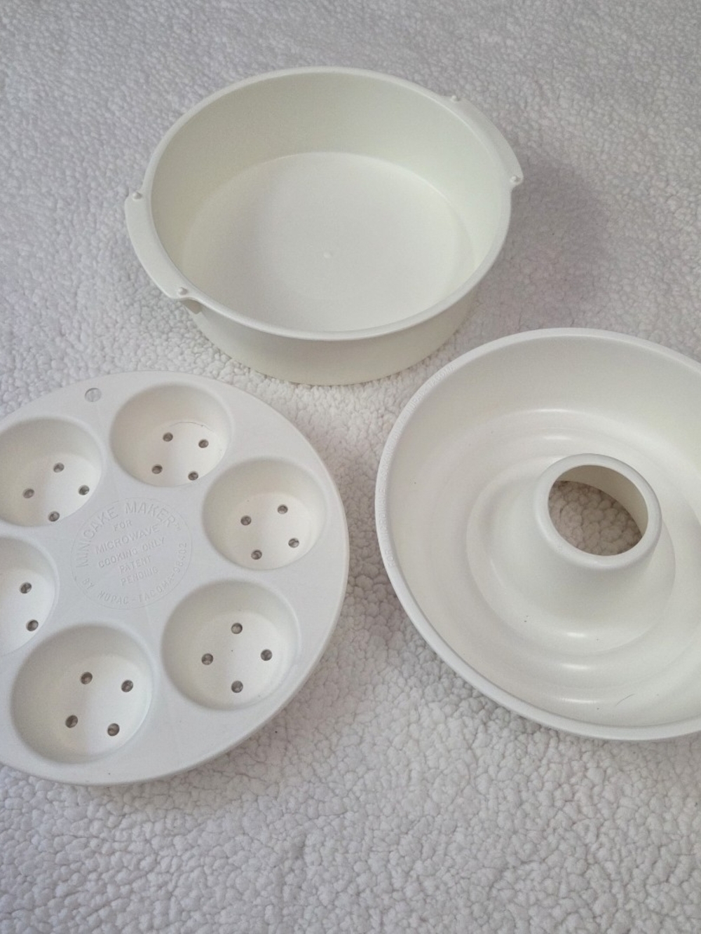 Microrave Mini Cake Maker Pan Set For Microwave 9in Cake Bundt Cupcake Pans
